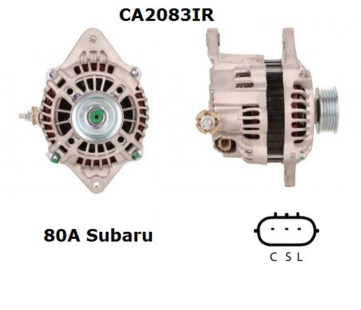 

Генератор CA2083, 14V-80A, на Subaru Impreza, Forester, Outback, Legacy, SASS Польща