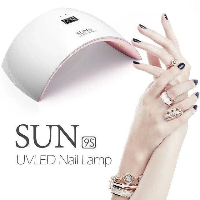 Гибридная ультрафиолетовая светодиодная лампа для сушки ногтей UV LED 