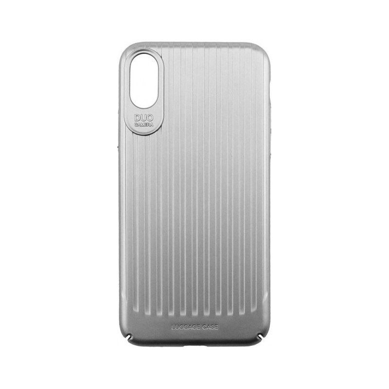 

Чехол-накладка Usams Trunk Series Apple iPhone X Silver, Серебро