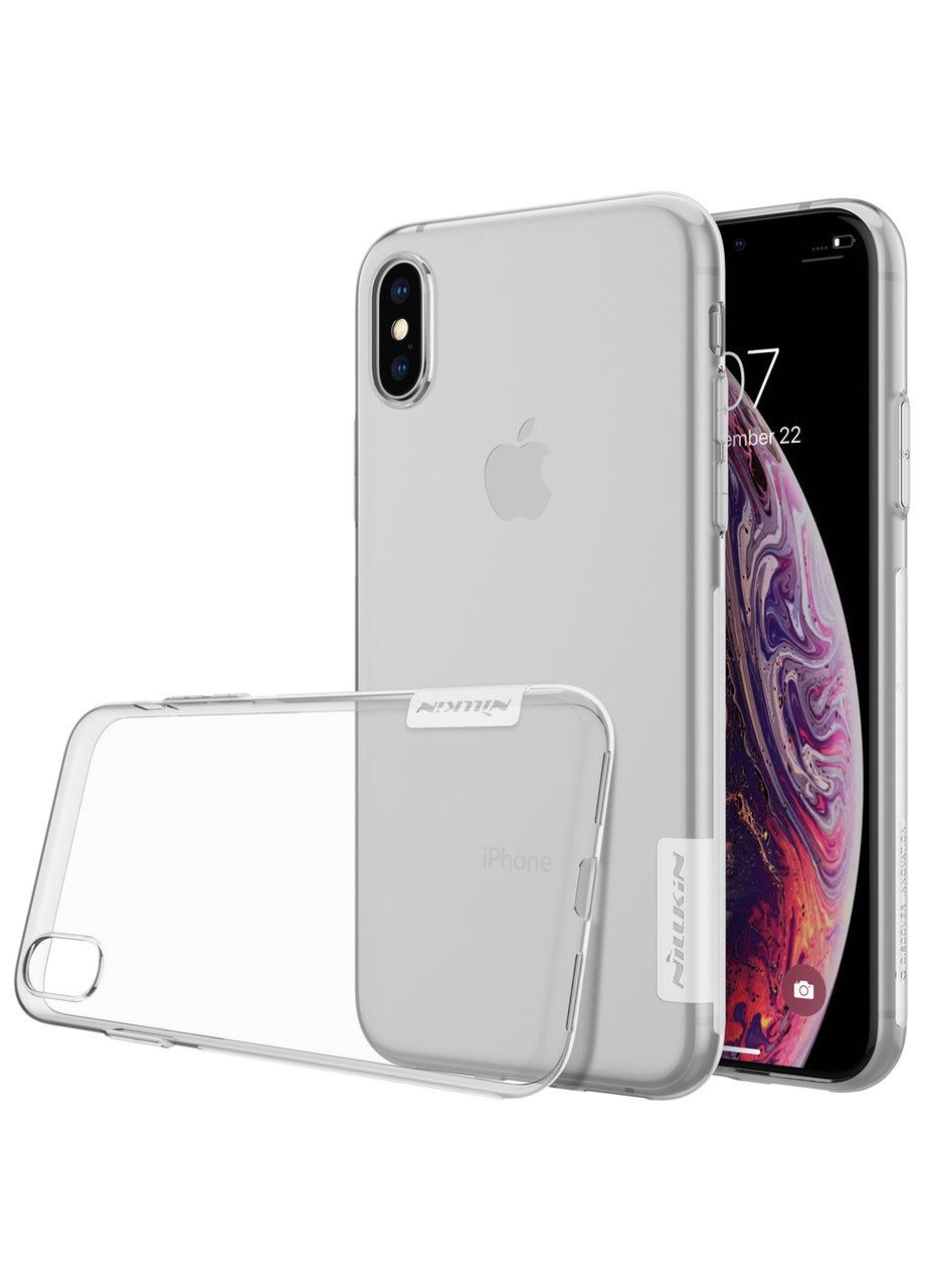 

Чехол прозрачный силиконовый Nillkin Nature TPU Case iPhone X/Xs Clear