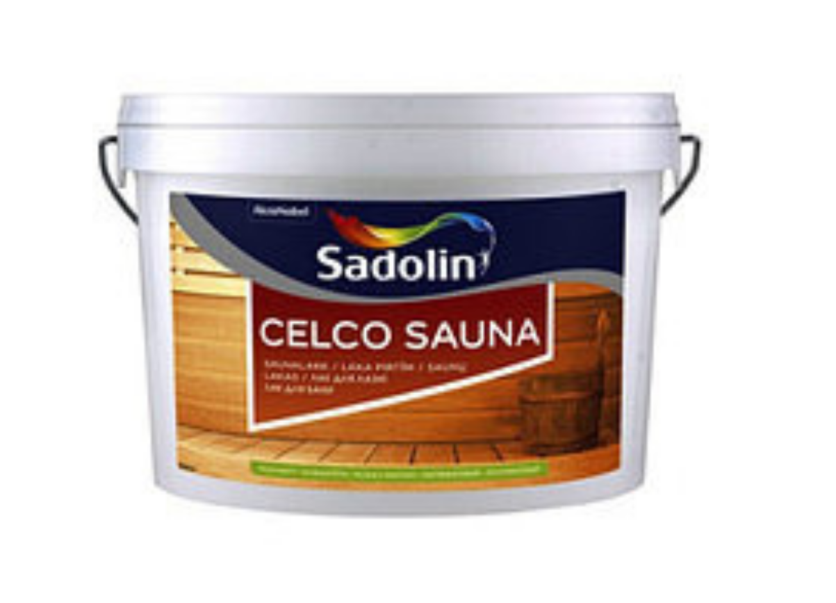 

Акриловый полуматовый лак для бани и сауны Sadolin Celco Sauna 2,5л