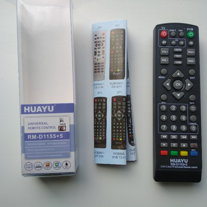 Huayu пульт dvb tv. Huayu rm1155. Huayu RM-d1155+5. Huayu DVB-t2 2 универсальный пульт. Пульт универсальный Huayu RM-d1155+2.