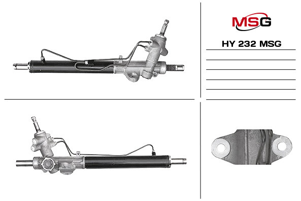 

Рулевая рейка с ГУР новая HYUNDAI Accent 2011-,HYUNDAI Solaris 2011-,KIA Rio 2011-, HY232