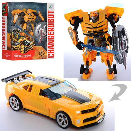 

Трансформер Transformers, робот+машинка, 25см, оружие, в коробке