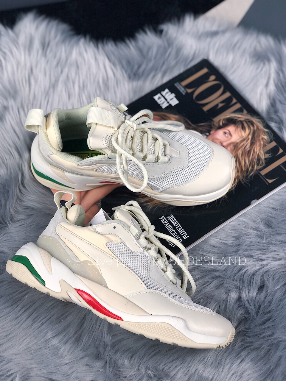 puma thunder spectra whisper white