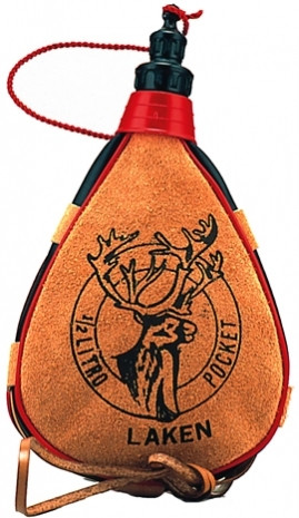 

Фляга Leather canteen 0,5 L straight form Laken