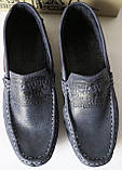 Levis мокасини! Натуральна шкіра найзручніші туфлі туфлі Levi Strauss Islands 90-03 левіс сині, фото 3