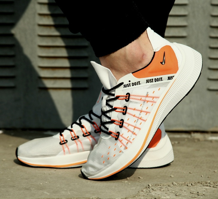 

Кроссовки в стиле Nike Exp-X 14 Just do it pack 'White/Orange" мужские, Белый