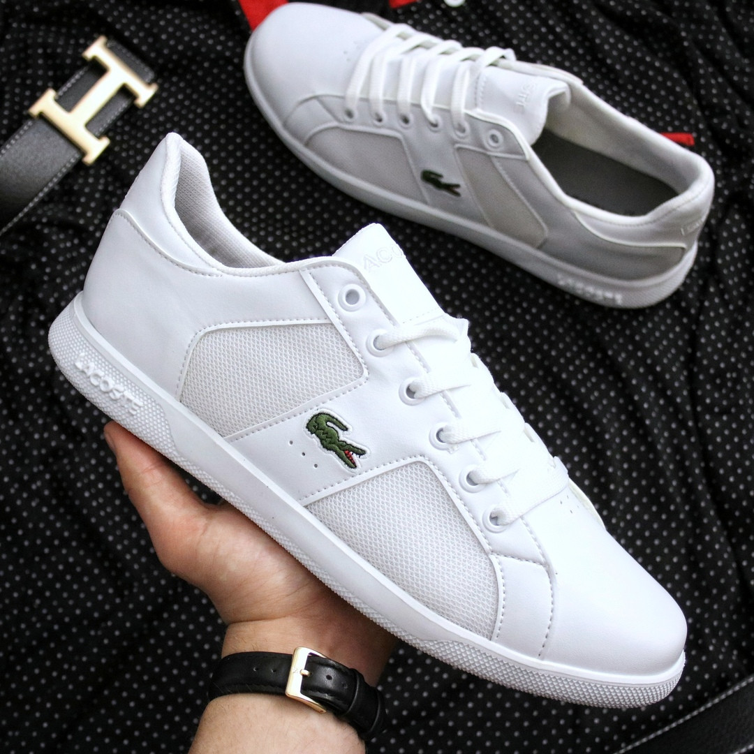 

Мужские Кеды Lacoste White replika