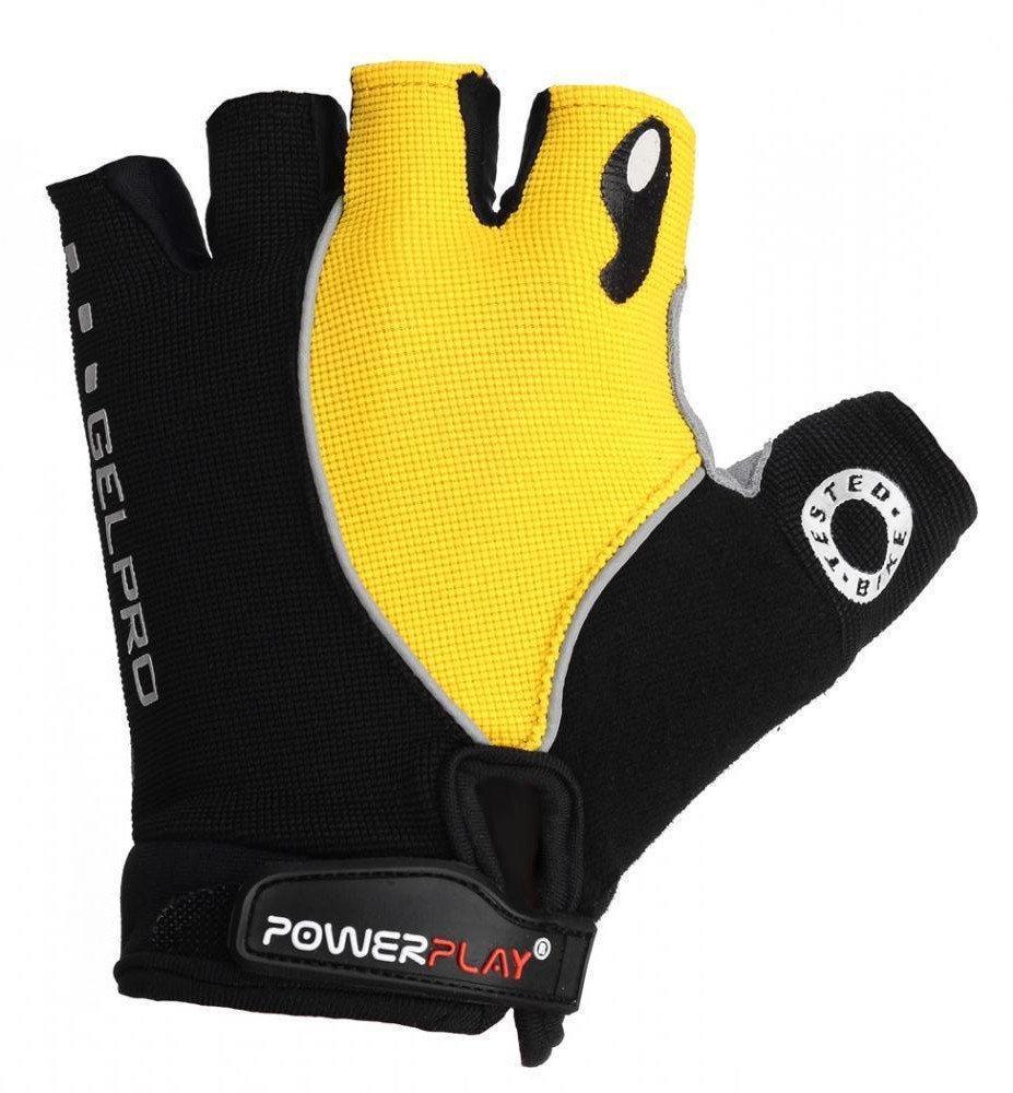 

Велоперчатки PowerPlay 5019B L Black-Yellow