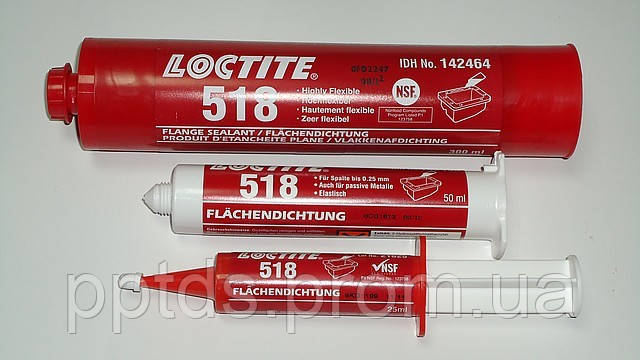 

Локтайт Loctite 518 300мл анаэробный, средней прочности, лучше для алюминия