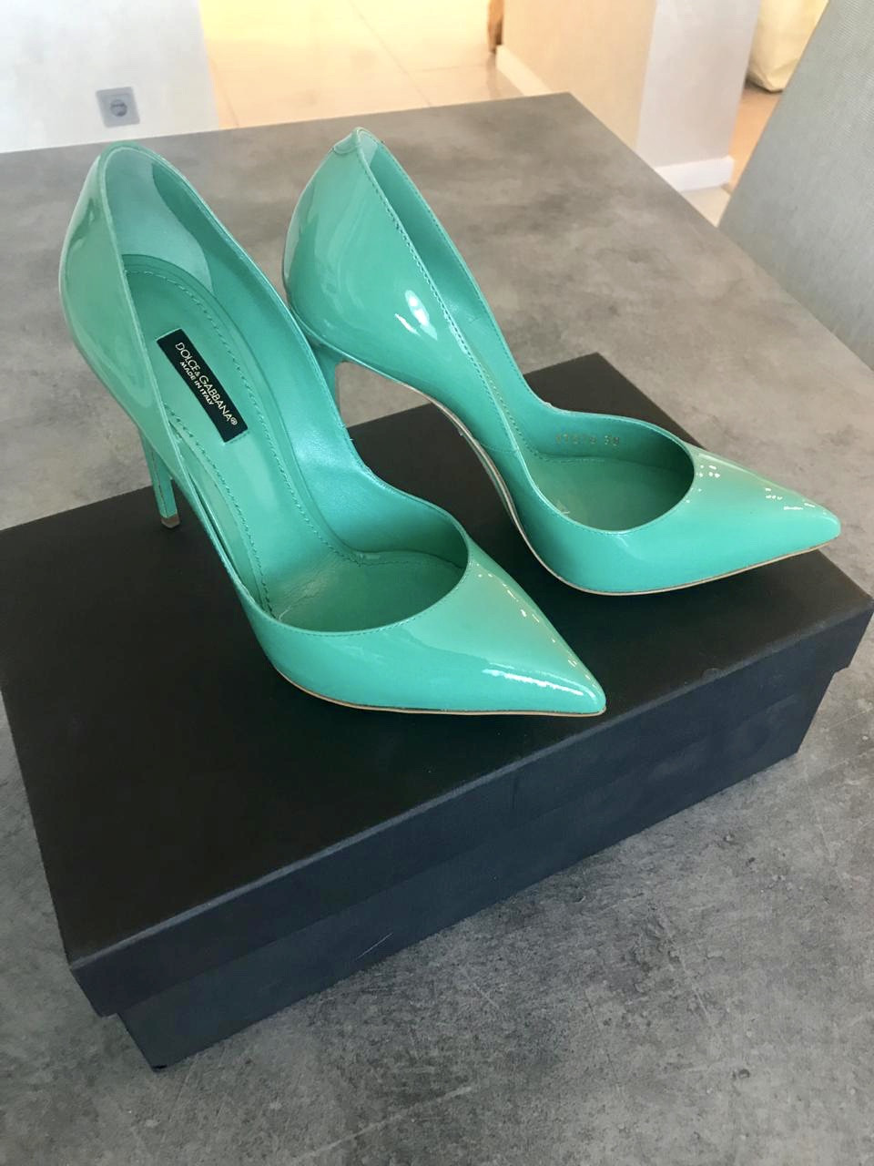 Купити Туфлі Dolce&Gabbana човники зелені жіночі . у Запоріжжя від компанії  "Интернет-магазин "PerspectiveBoutique"" - 975595029
