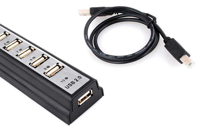  USB HUB 10 PORTS 220V: продажа, цена в Днепре. USB хабы от .