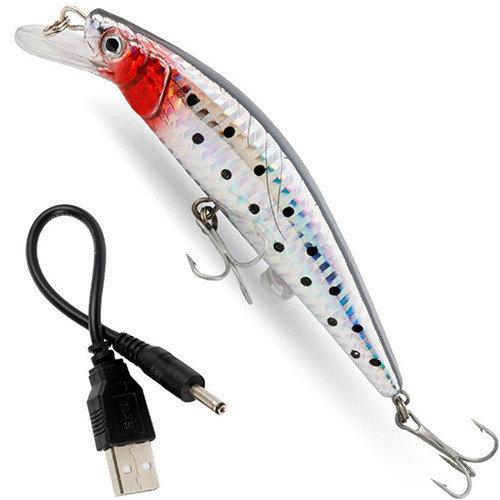

Рыбка-приманка для рыбалки twitching lure 2225! USB-шнур зарядка в комплекте!