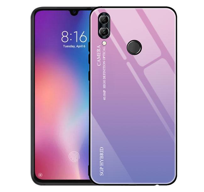 

Чехол бампер Primo Gradient Glass для Huawei P Smart 2019 / Honor 10 Lite - Pink, Розовый градиент