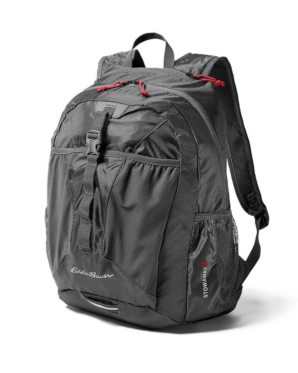 

Рюкзак Eddie Bauer Stowaway Packable Backpack 30L Dk Smoke, Темно-серый