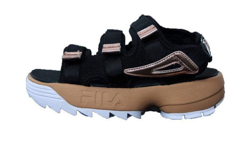 black and gold fila