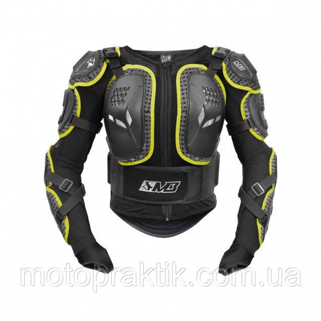 Моточерепаха защитная женская MADBULL ARMORA Women Protective Jacket Toxic