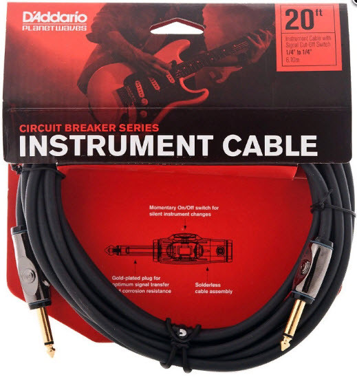 

PLANET WAVES PW-AG-20 Curcuit Breaker Momentary Mute 20ft Инструментальный кабель