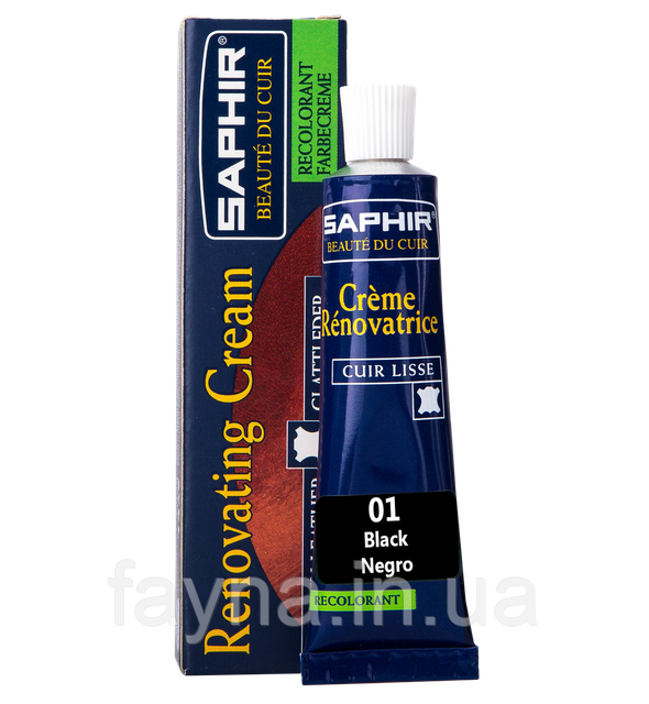 

Жидкая Кожа (крем) Saphir Creme Renovatrice, 25мл Чёрный