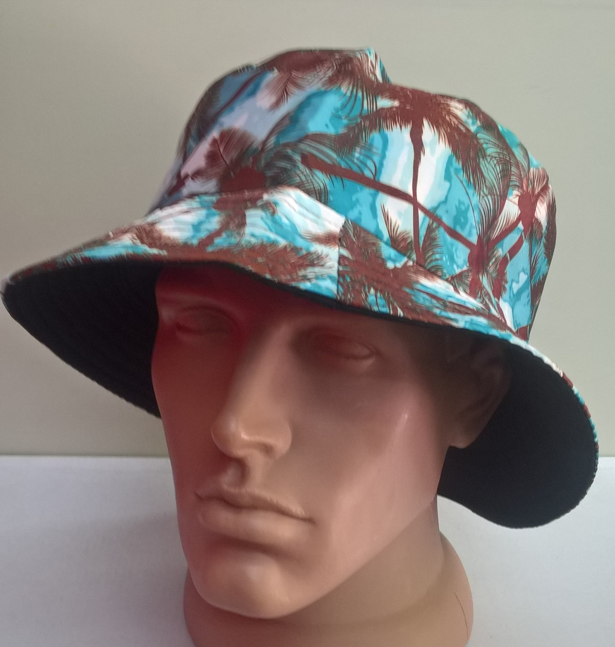 

Панама летняя двухсторонняя из натуральной ткани Пальмы, Snapback, L (57-58)