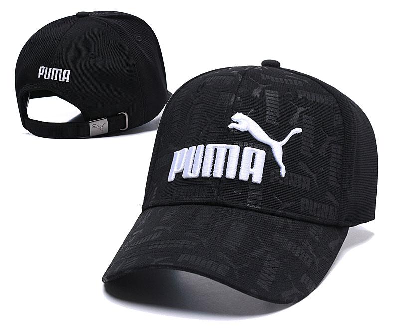 

Стильная кепка Puma, черная с белым лого, Черный