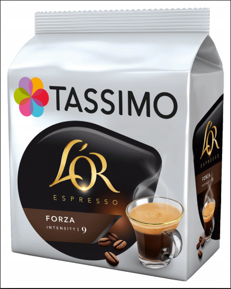 Кофе в капсулах Tassimo L'or Espresso Forza 16 порций. Германия (ТассиНет в наличии