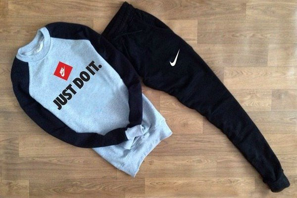 

Мужской спортивный костюм реглан Nike (Найк), Серый