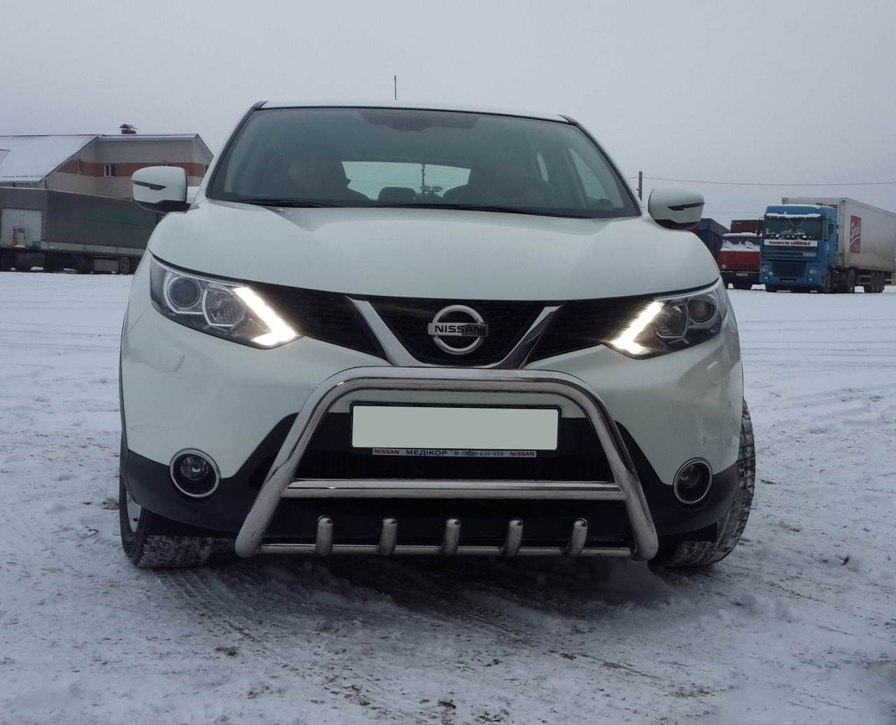 

Кенгурятник WT003 (нерж) Nissan Qashqai 2014↗ гг.