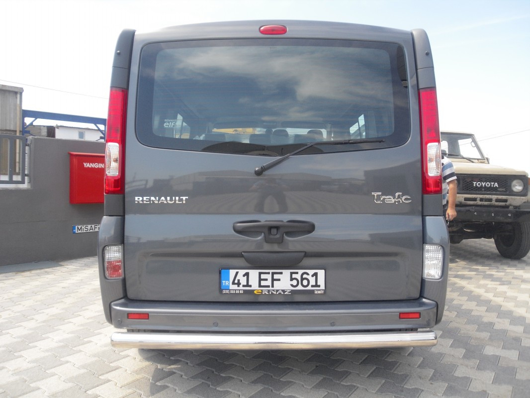 

Задняя защита AK002 (нерж) Opel Vivaro 2001-2015 гг.