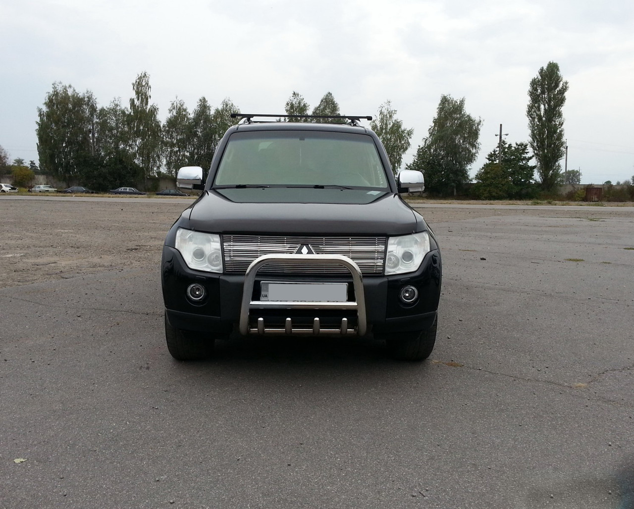 

Кенгурятник QT006 (нерж.) Mitsubishi Pajero Wagon III