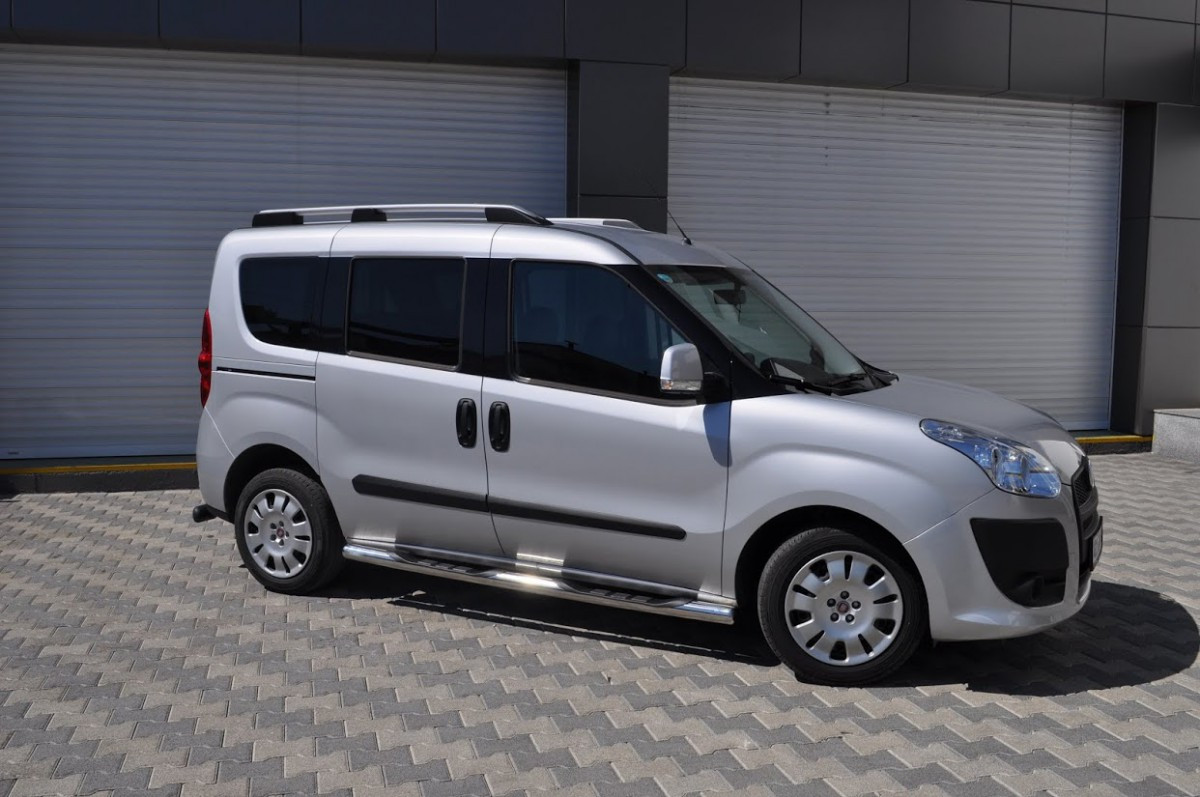 

Боковые трубы (2 шт., нерж.) Fiat Doblo III nuovo 2010↗ и 2015↗ гг.