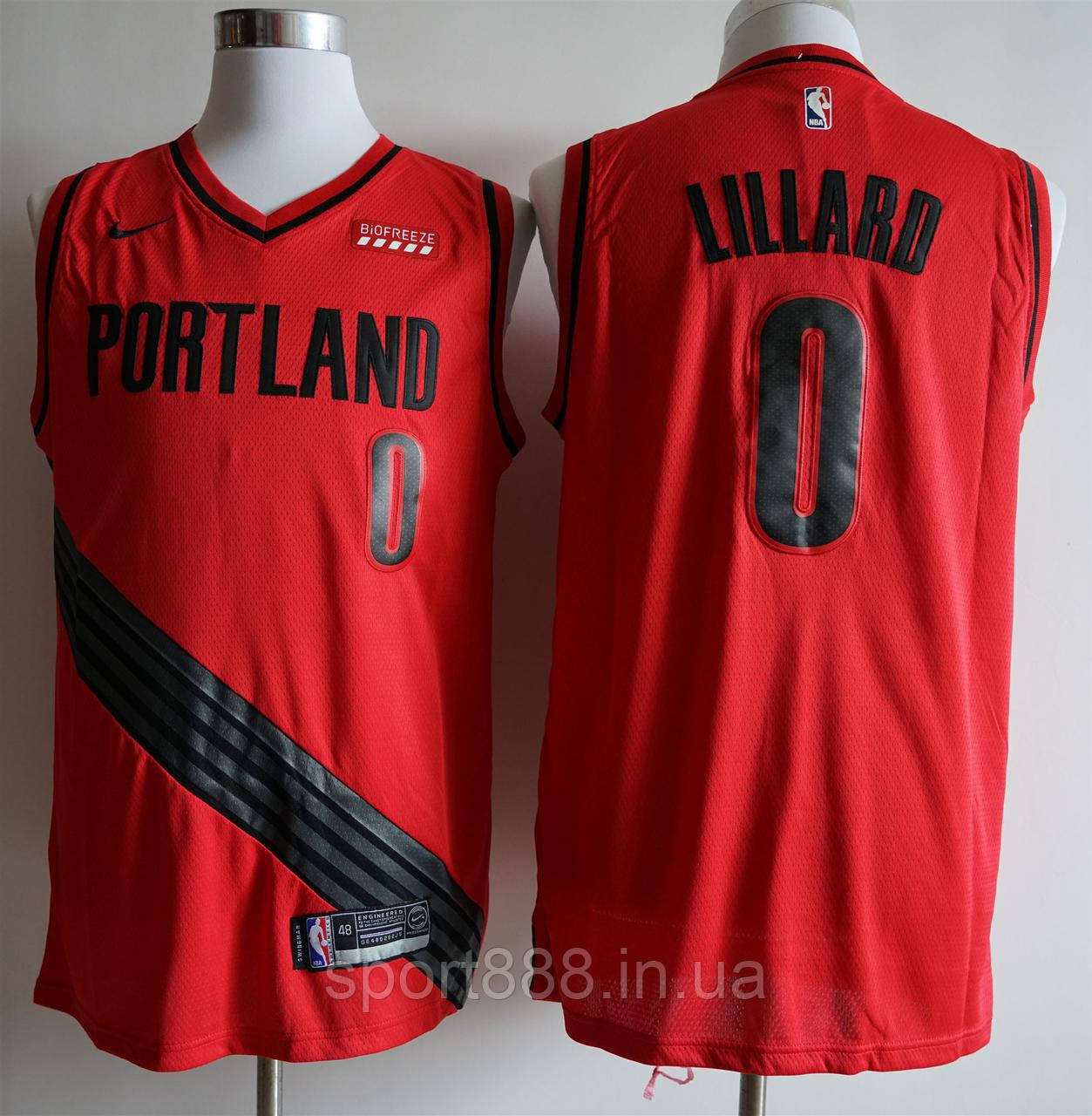 

Красная баскетбольная майка Nike Lillard №0 Лиллард джерси команда Portland Trail Blazers NBA