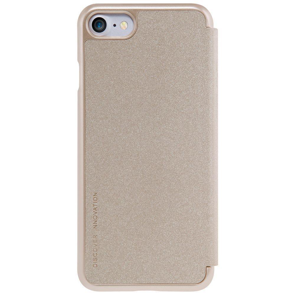 

Чехол-книжка Nillkin Sparkle case iPhone 7 Gold #I/S, Золотой