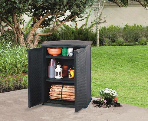 

Ящик для хранения Rattan Style - Base Shed Compact Garden 230 л Коричневый (Time Eco TM) Новое, Серый, 500, 920, Ящик, Прямоугольная