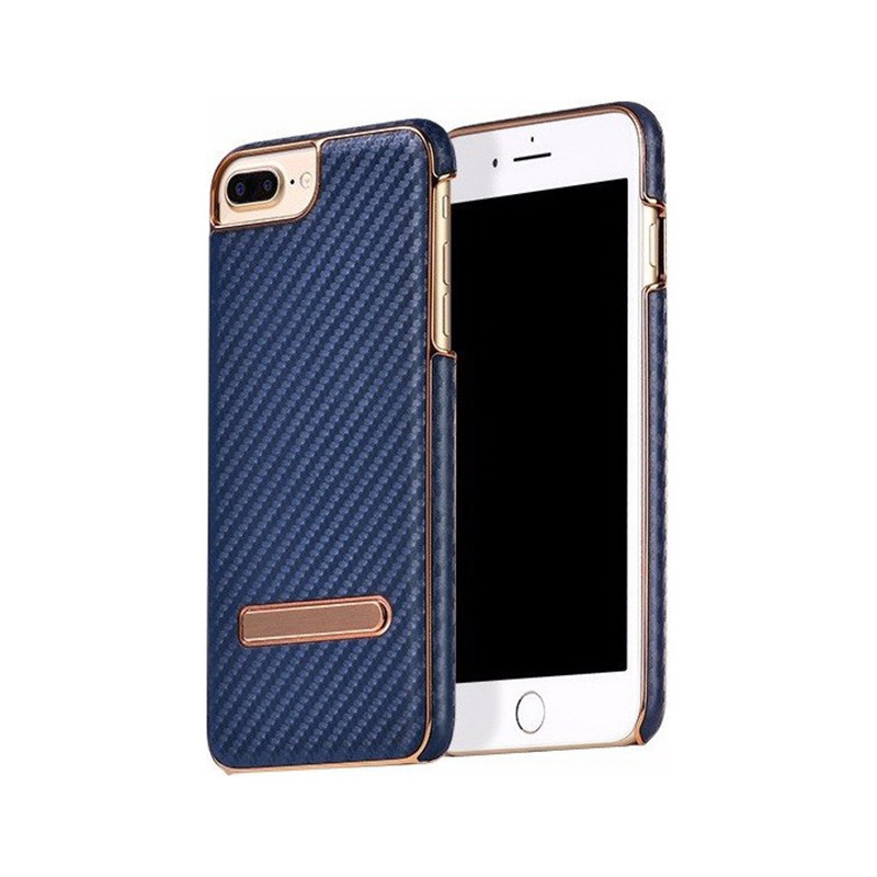 

Чехол-накладка Hoco Platinum series carbon fiber для iPhone 7/8 Deep Blue, Синий