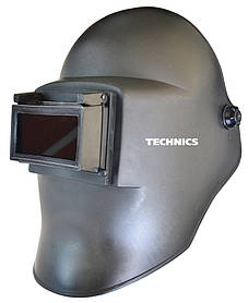 Зварювальна маска Technics лита з відкидним склом (16-451)