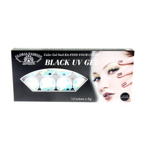 

Гель-краска 5 ml*12 баночек black