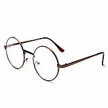 Круглые очки Гарри Поттера имиджевые нулевки  унисекс, фото 4