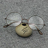 Круглые очки Гарри Поттера имиджевые нулевки  унисекс, фото 3