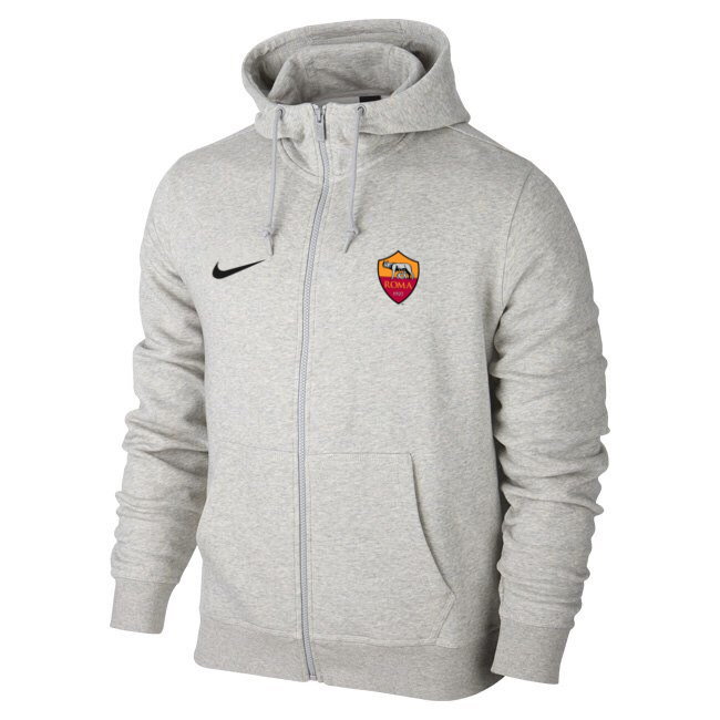 

Мужская спортивная толстовка (кофта) Рома-Найк, Roma, Nike, серая, Серый