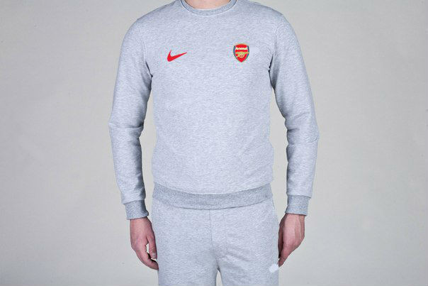 

Мужской спортивный костюм Nike-Arsenal, Арсенал, Найк, серый, Темно-синий