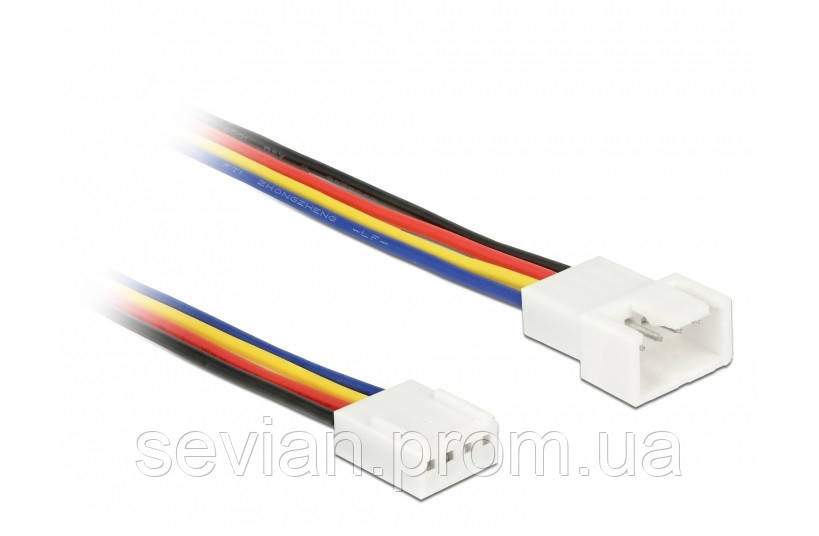 

Кабель живлення-подовжувач FanPower 4p M/F Delock 0.5 м PWM AWG22 Разные цвета(70.08.5362)