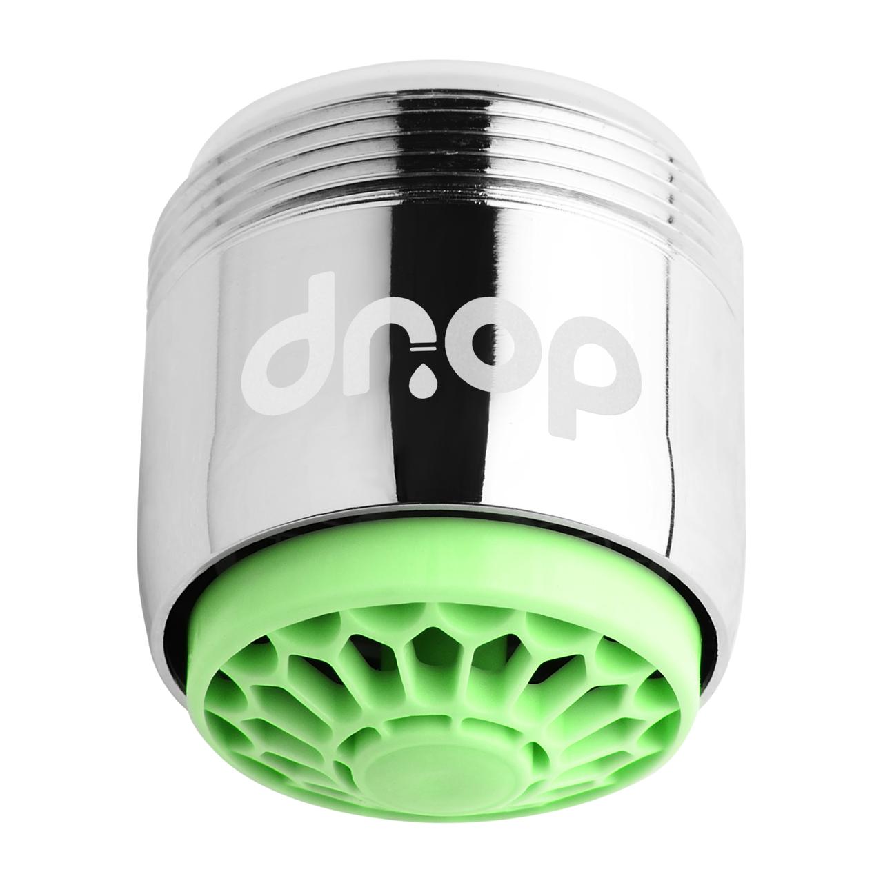 

Водосберегающий аэратор DROP PM3085HP с функцией Start/Autostop, расход 6л/мин, внешняя резьба 24мм, Хром