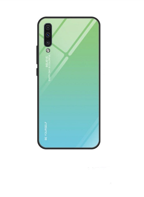 

Чехол Gradient для Samsung A50 / A505F Green-blue, Комбинированный