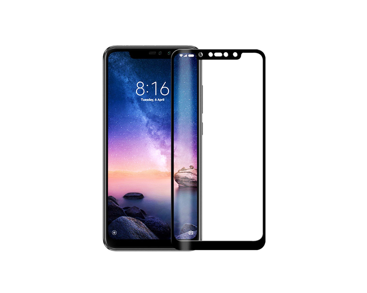 

Защитное 3D стекло Full Cover для Xiaomi Redmi Note 6 Pro Black (1931), Черный