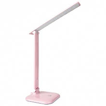 Настольный светодиодный светильник Feron DE1725 розовый