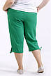Жіночі літні брюки, бриджі лляні великих батальних розмірів 42-74, фото 2