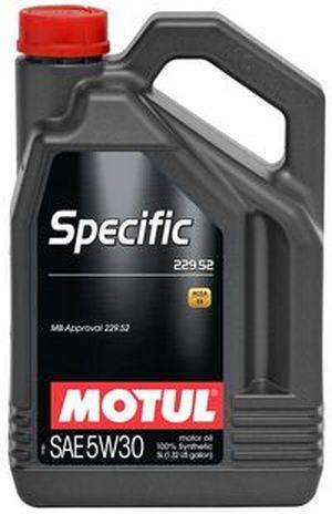 

MOTUL SPECIFIC 229.52 SAE 5W30 (5L) Масло моторное для мерседес