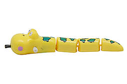 Іграшка заводна - змійка Aohua, 14 см, жовтий, пластик (8060A-3-3)